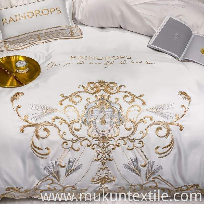  Cotton Embroidery Bedding Set